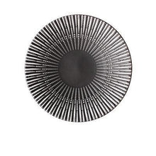 Load image into Gallery viewer, BLACK AND WHITE DEJAVU DINNERWARE PLATE