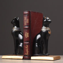 Load image into Gallery viewer, EGYPTIAN CAT BOOKENDS FunkChez