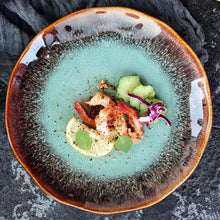 Load image into Gallery viewer, ESMERALDA DINNER PLATE WITH FOOD