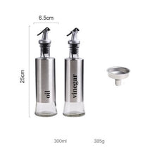 Load image into Gallery viewer, 2 oil and vinegar dispensers with cork