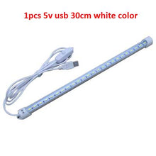 Load image into Gallery viewer, Portable USB LED Desk Table Lamp Light 5V LED Strip Rigid Bar Lights for Book Reading Study Office Work Children Night Light