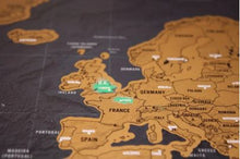 Load image into Gallery viewer, Map World Black  Scratch Off Where You Have Been