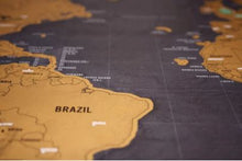 Load image into Gallery viewer, Map World Black  Scratch Off Where You Have Been