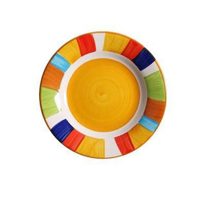 Artsy hipster plates in various colors