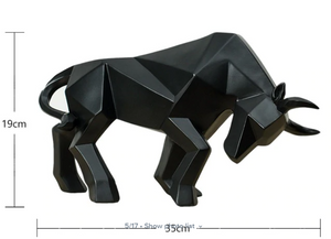 Bull Abstract Sculpture