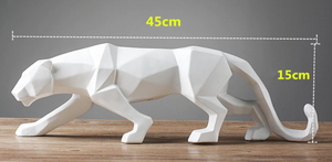 Scandinavian Modern Abstract Cheetah Sculpture