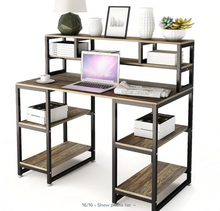 Load image into Gallery viewer, Computer Desk 47” with 2 x bookshelves. Only Ships to the United States