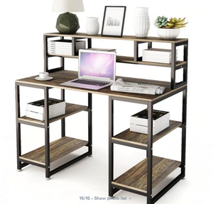 Computer Desk 47” with 2 x bookshelves. Only Ships to the United States