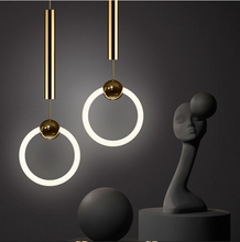 Load image into Gallery viewer, Two prague pendant lights near a white statue -FunkChez