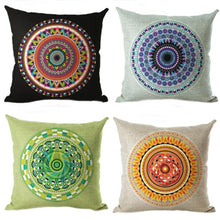 Load image into Gallery viewer, ABSTRACT INDIAN THROW CUSHION COVER SET OF 4