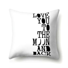 Load image into Gallery viewer, LOVE YOU TO THE MOON AND BACK THROW COVER 