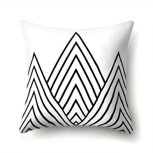 BLACK & WHITE THROW CUSHION COVER I FUNKCHEZ