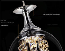 Load image into Gallery viewer, specifications of the cocktail chandelier light