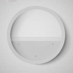 White Croft Modern Circular planter for home or office wall decor
