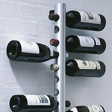 Load image into Gallery viewer, Modern Stainless steel Wall rack with alcohol bottles