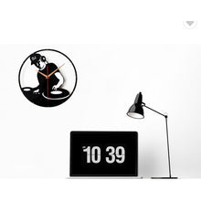 Load image into Gallery viewer, DJ Wall Clock with a table lamp and alarm clock- FunkChez
