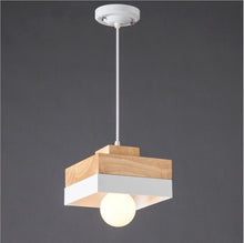 Load image into Gallery viewer, WHITE SQUARE FABY TWO TONE CEILING LIGHT