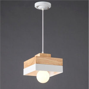 WHITE SQUARE FABY TWO TONE CEILING LIGHT