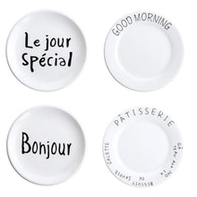 Load image into Gallery viewer, FRENCH BREAKFAST PLATES (SET OF 4) FunkChez