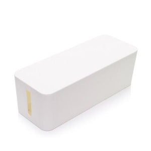 White Connexion box organizer for cables