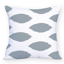 Load image into Gallery viewer, Grey and White cushion covers on cushion pillow