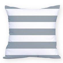 Load image into Gallery viewer, Grey and White cushion covers on cushion pillow