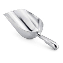 Load image into Gallery viewer, large sized silver coloured ice scooper