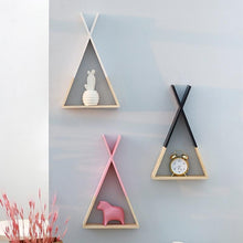 Load image into Gallery viewer, 3 KIENNE WALL RACKS WITH DECOR DISPLAYED ON A GREY WALL