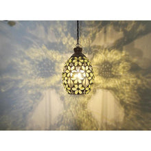 Load image into Gallery viewer, LIGHTINGALES MOROCCAN YELLOW LAMP LIT  by FunkChez