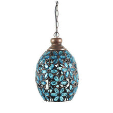 Load image into Gallery viewer, LIGHTINGALES MOROCCAN LAMP IN BLUE by FunkChez