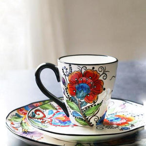 lilyrose cup, saucer and plate set from FunkChez