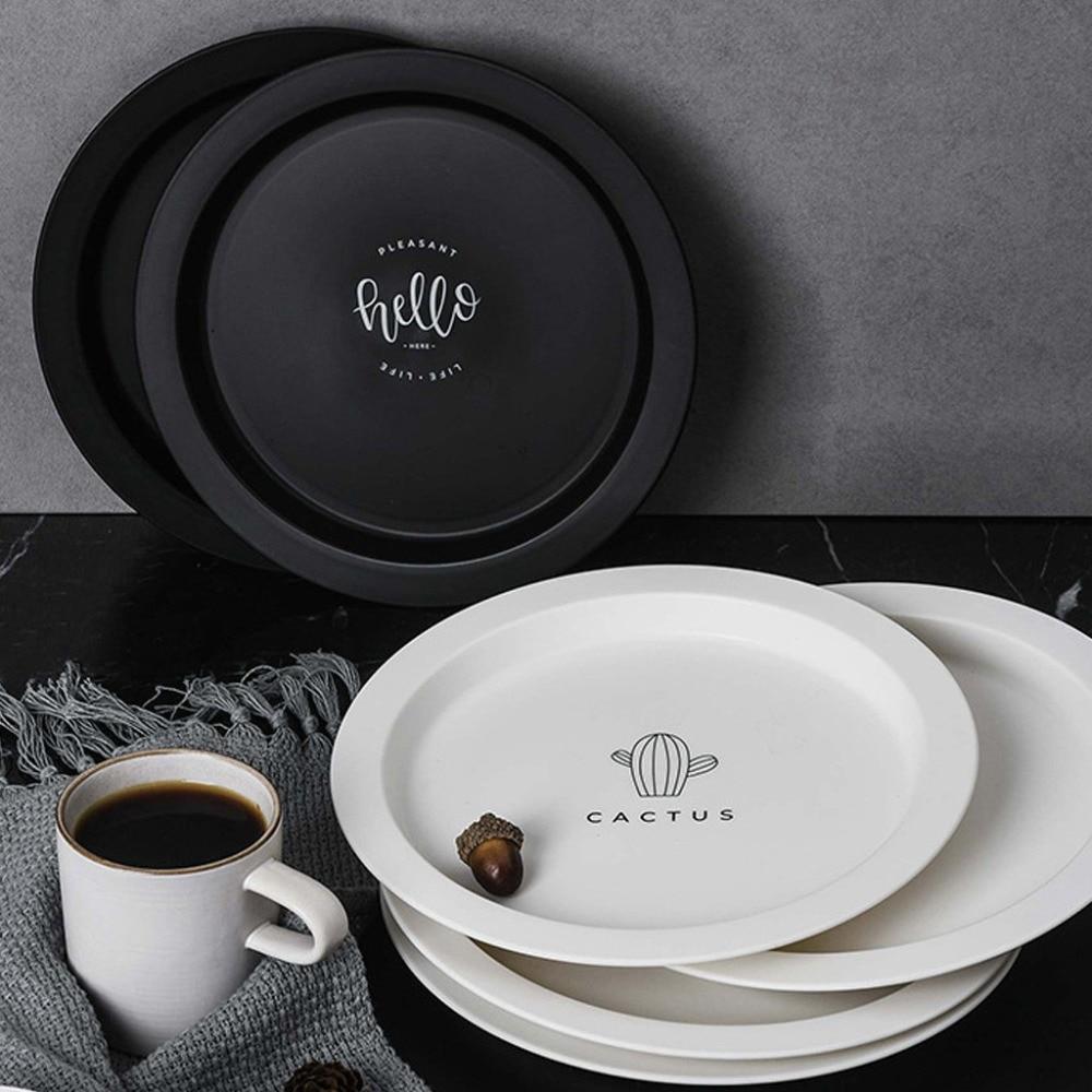 Moden Locus Plates Black and White