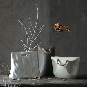 3 designer luna pots