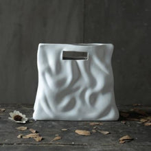 Load image into Gallery viewer, white luna planter pot