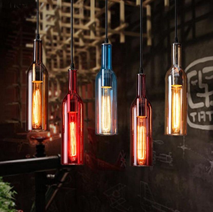 5 MEXICAN BOTTLE LIGHTS IN DIFFERENT COLOURS