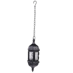 black moroccan lamp