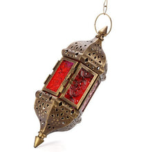 Load image into Gallery viewer, red moroccan lamp