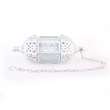 Load image into Gallery viewer, white moroccan lamp