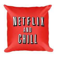 Load image into Gallery viewer, NETFLIX THROW PILLOW WITH COVER FunkChez