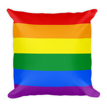 Load image into Gallery viewer, Pride rainbow colours premium pillow - FunkChez