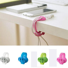 Load image into Gallery viewer, Office Multi-Functional Headphones Cable Winder Data Cable Organizer Cord Holder Charging Cord Desk Cable Clip