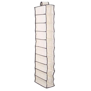 10 Pockets Hanging Shoe Organizer for your Wardrobe