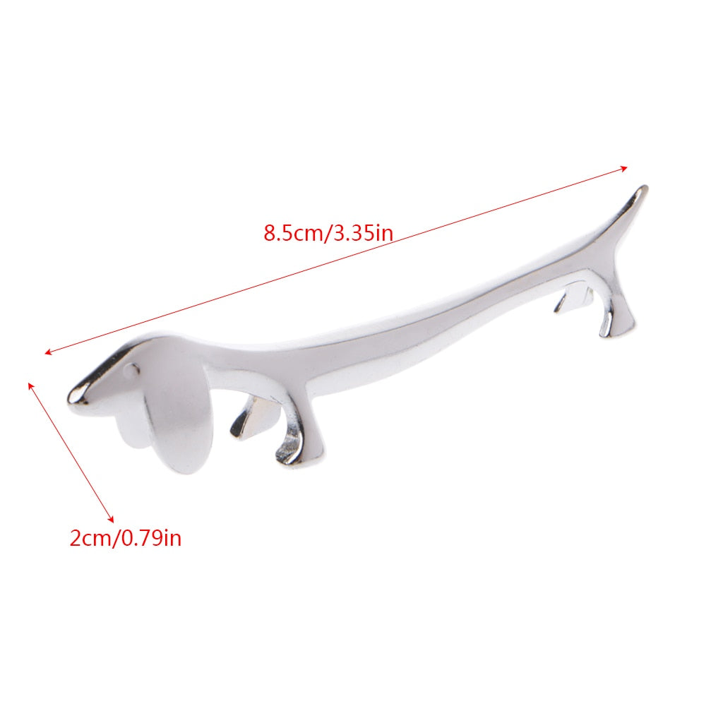 Lovely Little Dog Chopsticks Holder Rest Metal Craft Stainless Steel Decoration Drop Ship Support