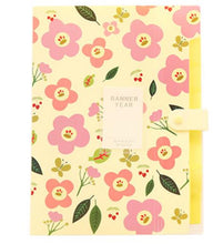 Load image into Gallery viewer, Coloffice Kawaii Floral Filing Production Folder Multi-Function 5/8 Into Mezzanine File A4 Document File Folder School Office