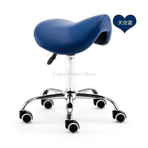 H Massage Pedicure Chair Stool Saddle Leather Upholstery Spa Tattoo Beauty Facial Massage Chair Giraffe Office Chair