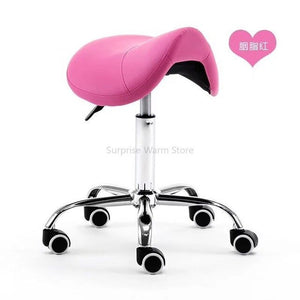 H Massage Pedicure Chair Stool Saddle Leather Upholstery Spa Tattoo Beauty Facial Massage Chair Giraffe Office Chair