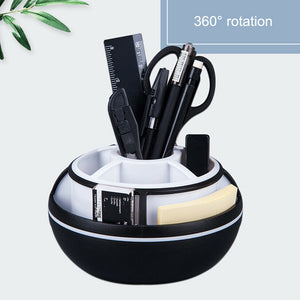 Office Organization Home Accessories Storage Box Pencil Pen Desk Organizer Desk Accessories 360 Degrees Rotation Desktop Holder
