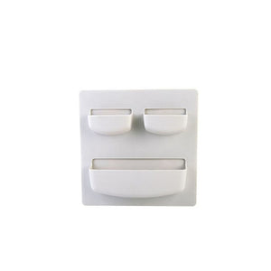 1pcs Plastic Self-adhesive Kitchen Refrigerator Fridge Storage Rack Organizer Cleaning Sponge Vegetable Fruit Home Kitchen Tools