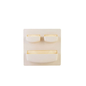 1pcs Plastic Self-adhesive Kitchen Refrigerator Fridge Storage Rack Organizer Cleaning Sponge Vegetable Fruit Home Kitchen Tools