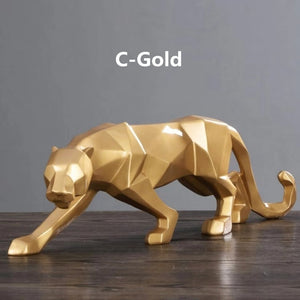 Scandinavian Modern Abstract Cheetah Sculpture